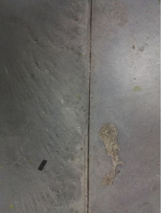 某品牌密封固化剂停车库地坪地面收光不平整,表面颜色不匀 某品牌密封固化剂停车库地坪地面收光不平整,表面颜色不匀